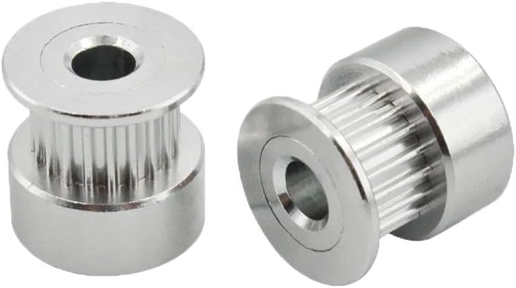 Zyaobei 2GT Timing Pulley 20 Tooth Bore 3 8mm Silver 4mm Tooth Width 11mm GT2 Synchronous Wheel For 3D Printer Parts - Image 2